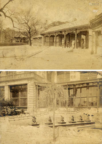 1920s 民国北京三海旧影（7张） 银盐纸基