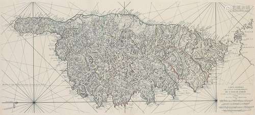 CARTE TOPOGRAPHIQUE DE LA CORSE