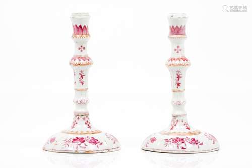 A pair of candlesticks