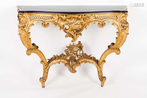 A Louis XV console table