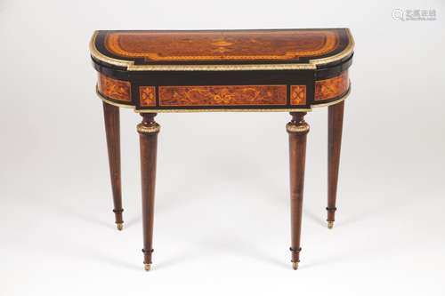 A Napoleon III card table