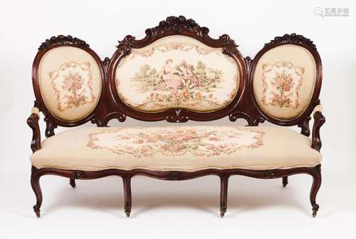 A Napoleon III salon set