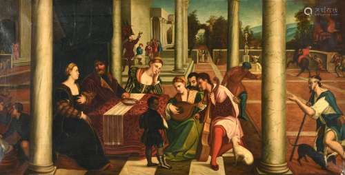 After Bonifazio Veronese, Dives and Lazarus