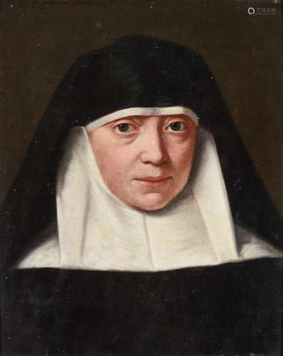 Follower of Philippe de Champaigne, Portrait of a nun
