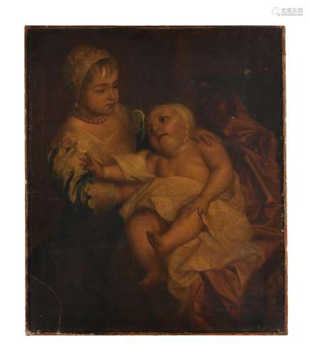 Follower of Sir Anthony van Dyck, Portraits of Princess Eliz...