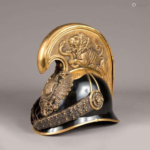 Austrian cavalry officers helmet, Dragoner