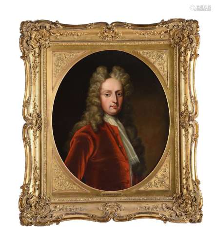 Follower of Sir Godfrey Kneller, Portrait of a Gentleman wea...