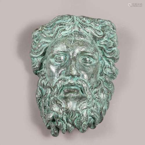 Classical bronze head