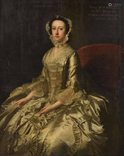 Thomas Hudson (British 1701 - 1779), Portrait of Mary Browne...