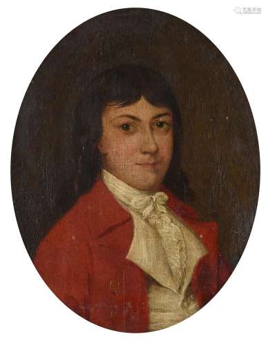 Follower of Sir William Beechey, Portrait of a young man; to...