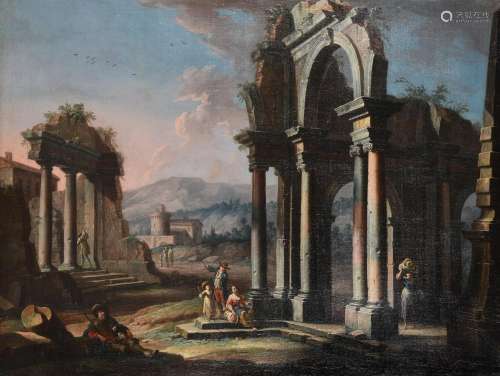 Giuseppe Zocchi (Italian 1711-1767), Architectural capricci ...