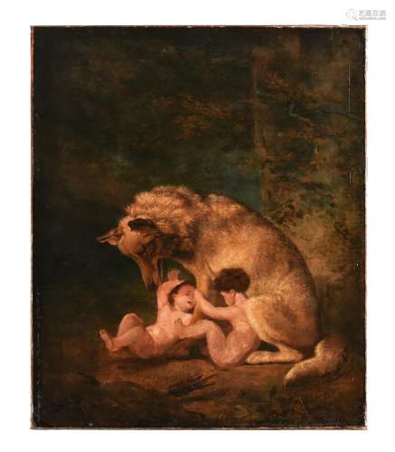 After Jacques Laurent Agasse, Romulus, Remus and their Nurse...