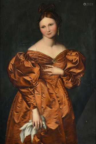 Johann Joseph Acherman (Swiss 1790-1845), Portrait of a lady...