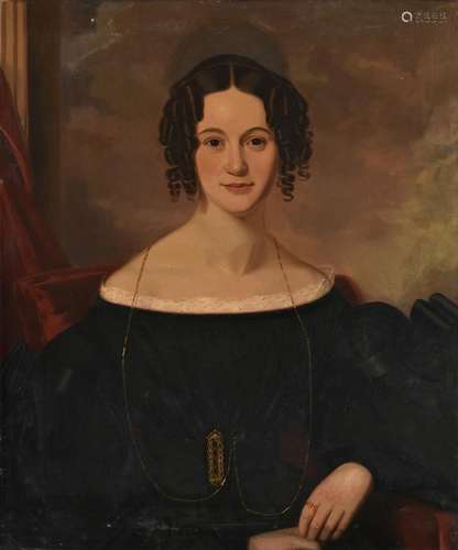 British School (19th century), Portrait of a lady