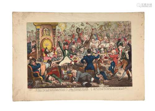 † James Gillray (British 1756-1815), The Union Club (BM 9699...