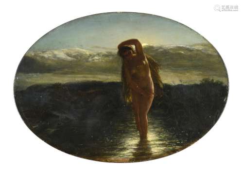 Paul Falconer Poole (British 1807-1879), The Bather