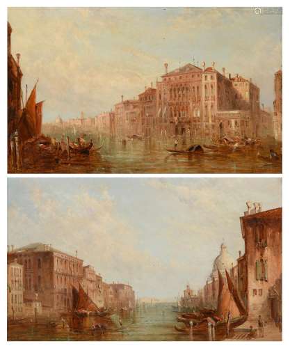 Alfred Pollentine (British 1836-1890), The Grand Canal Venic...