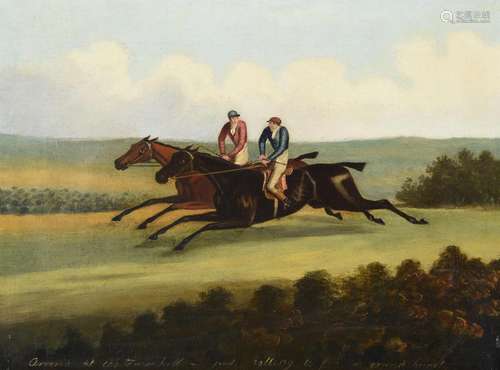 English School (circa 1800), Hambletonian Beating Diamond