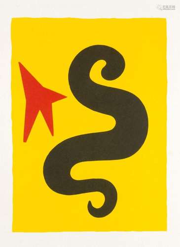 Alexander Calder Sammlung von 5 Heften. Mit insgesamt 27 Far...