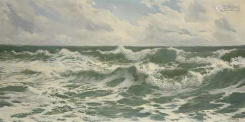David James (British 1853-1904), A Breezy Morning, Coast of ...