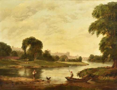 Edward John Cobbett (British 1815-1899), The Thames at Winds...