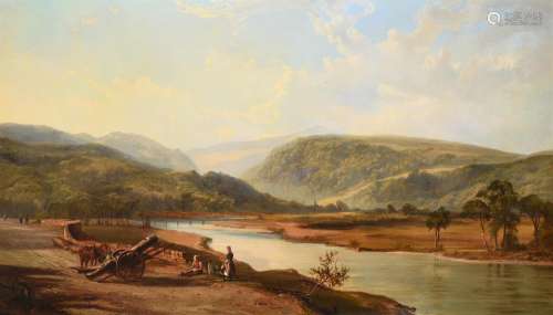 John Faulkner (Irish 1835-1894), On the Glaslyn