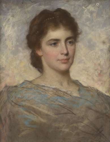 Eastman Johnson (American 1824-1906), Portrait of Julia May ...
