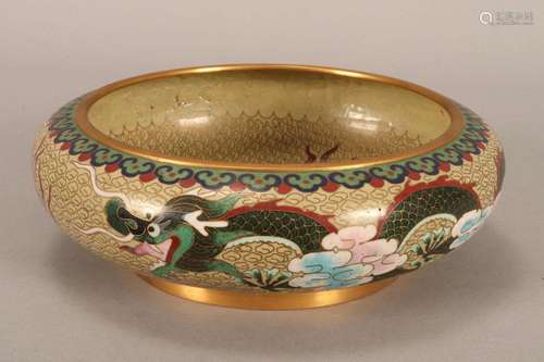 Chinese Cloisonne Float Bowl,