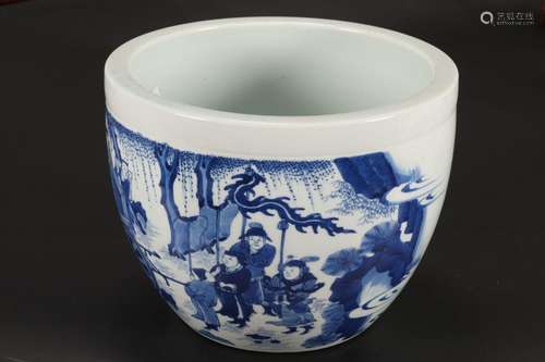 Chinese Qing Dynasty Blue and White Porcelain