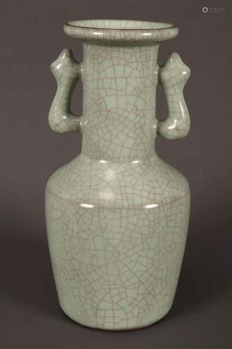 Chinese Celadon Mallet Vase,