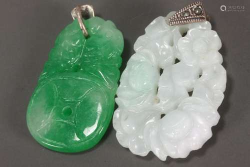 Two Chinese Jade Pendants,