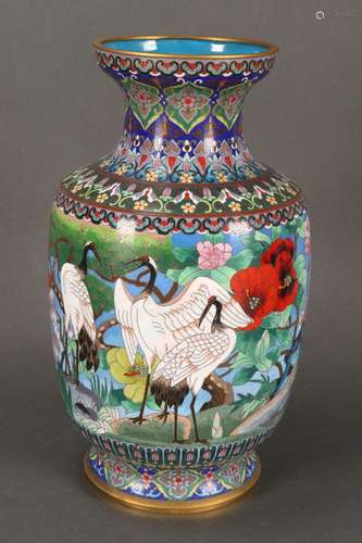 Chinese Cloisonne Vase,