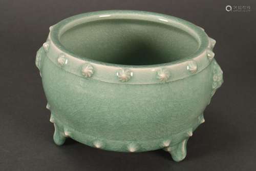 Chinese Celadon Glaze Censer,