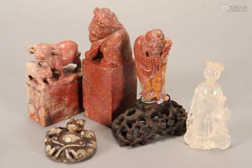 Chinese Rock Crystal Figure of Kwan Yin,