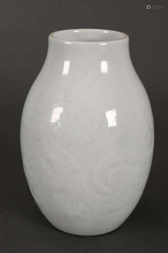 Chinese Pale Celadon Vase,