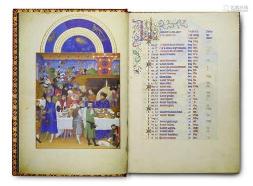 Les Très Riches Heures du Duc de Berry. Manuscript No. 65 de...