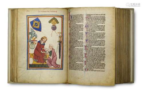 Die Manessische Liederhandschrift. (Codex Manesse). Mit 137 ...