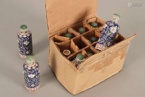 Eleven Contemporary Chinese Snuff Bottles,