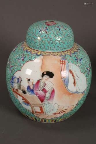 Chinese Porcelain Jar and Cover,