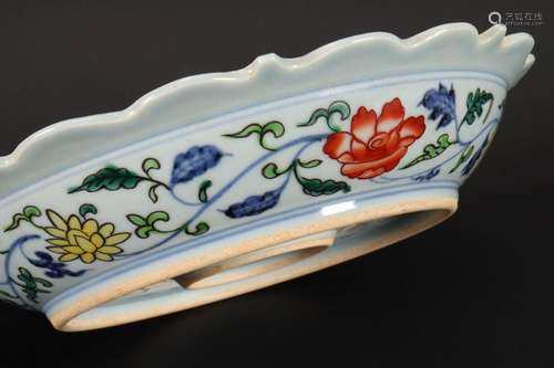 Chinese Doucai Porcelain Bowl,