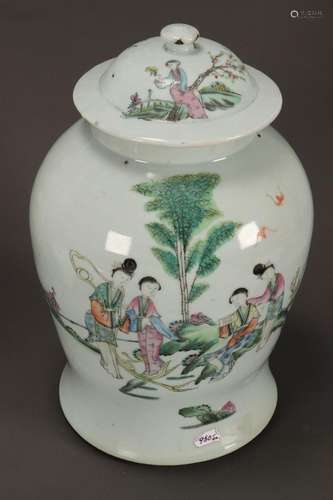 Chinese Porcelain Jar and Cover,