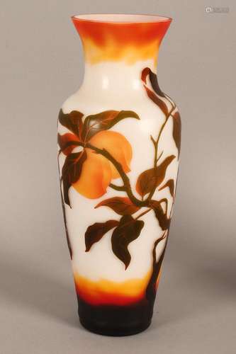 20th Century Cameo Glass Vase,