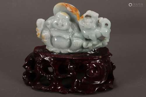 Chinese Jade Carving of Buddha,