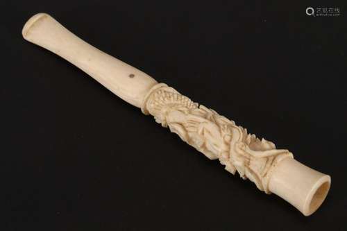 Chinese Ivory Cigarette Holder,