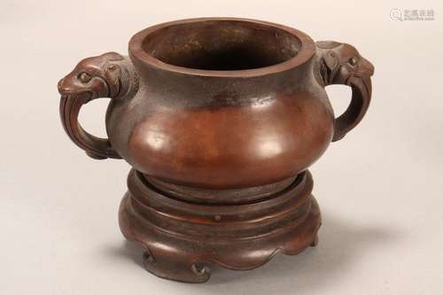 Chinese Bronze Censer,