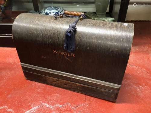 Singer Cased Sewing Machine,