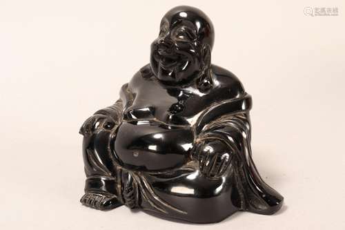 Chinese Stone Hotei Figure,