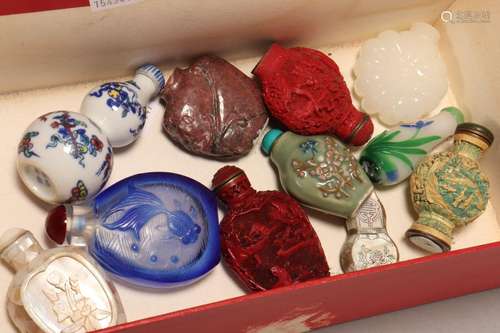 Group of Assorted Chinese Snuff Bottles,