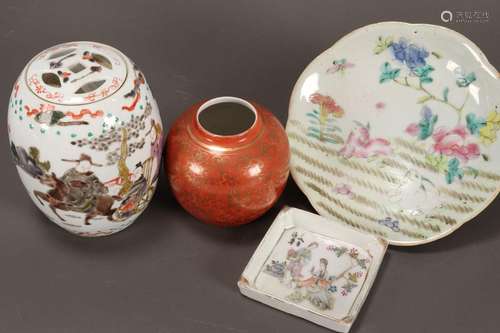 Four Pieces of Chinese Porcelain,