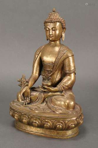 Chinese Gilt Buddha,